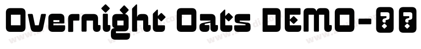 Overnight Oats DEMO字体转换